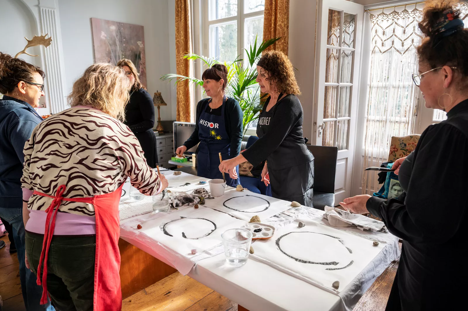 Sumi-e workshop en theeceremonie