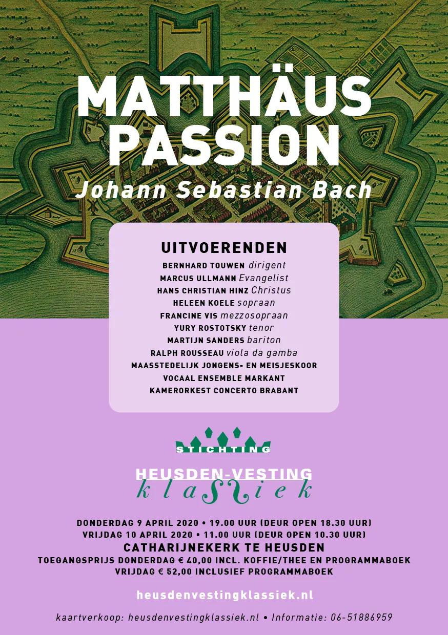 Matthäus Passion - Heusden Vesting 2020
