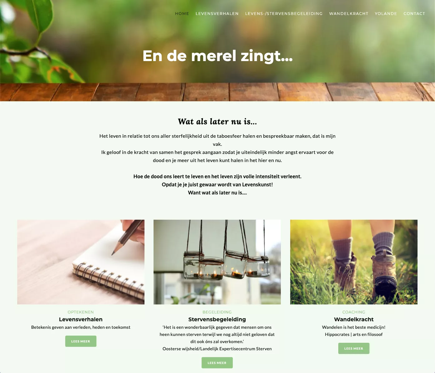 En de Merel zingt.. website
