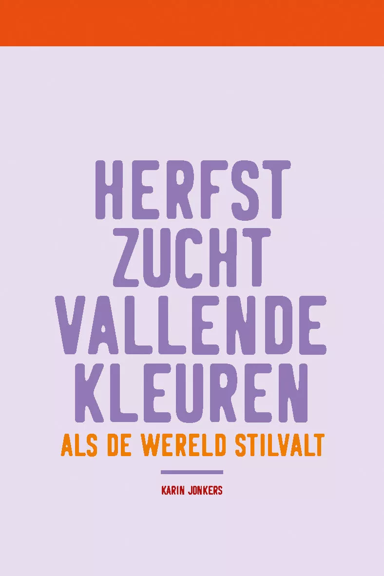 Kaartenboekje: Herfst zucht vallende kleuren