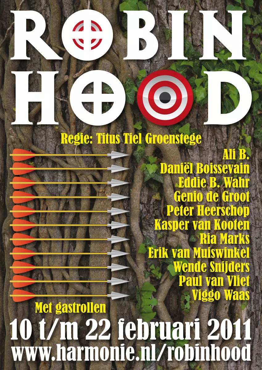 Robin Hood - Affiche voor Harmonie Leeuwarden